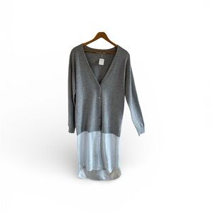 Alexander Wang Gray and White Robe